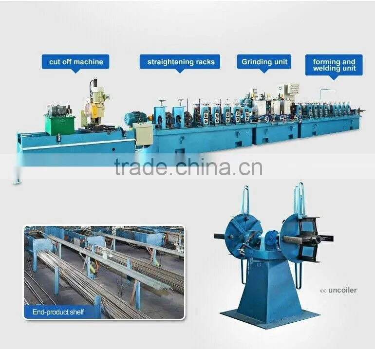 Automatic MS steel square pipe making machine