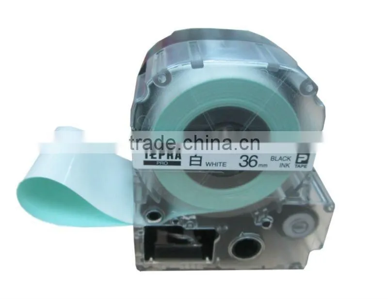White Tepra Label printing tape