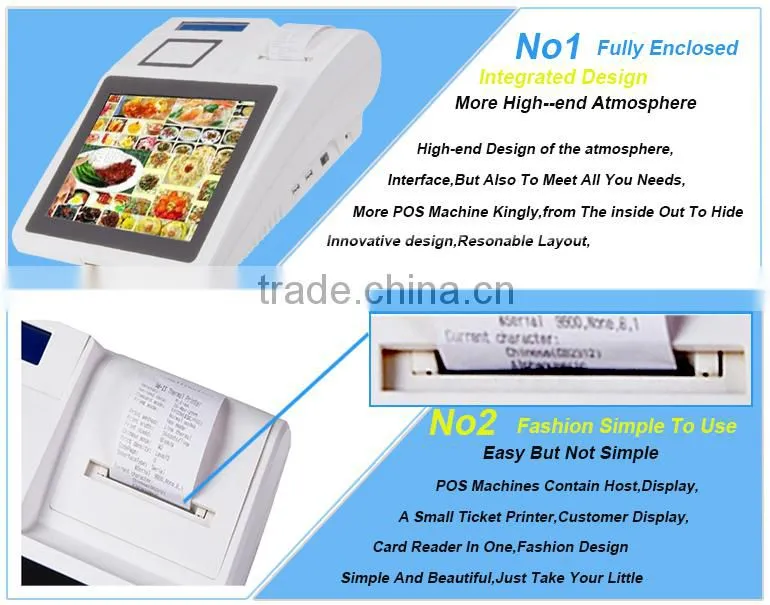 Durable new coming 12 inch micro pos all in one android pos system