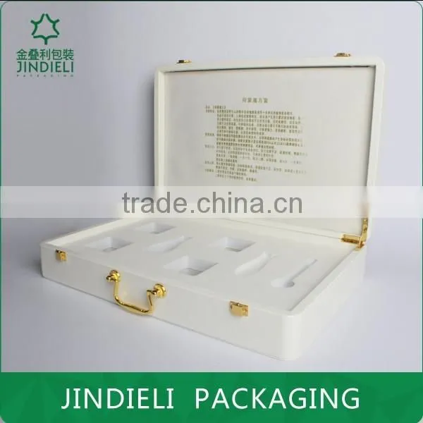 Customized luxury wooden cosmetic box packaging
