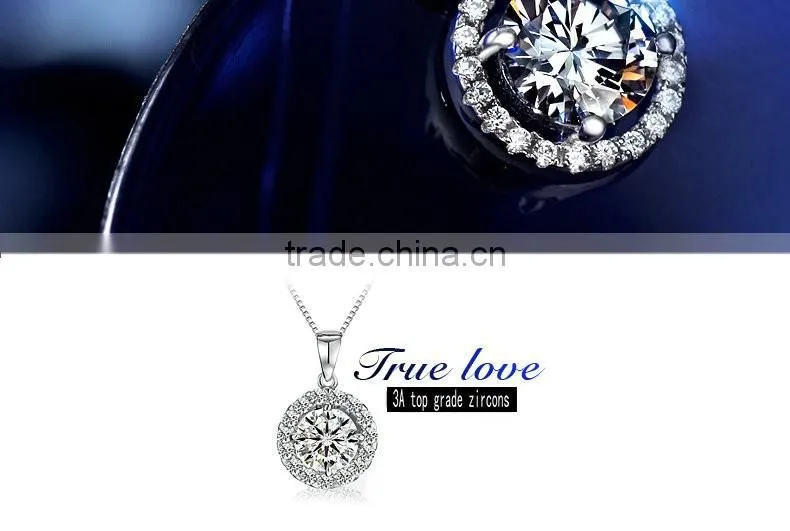 925 sterling silver american diamond necklace sets