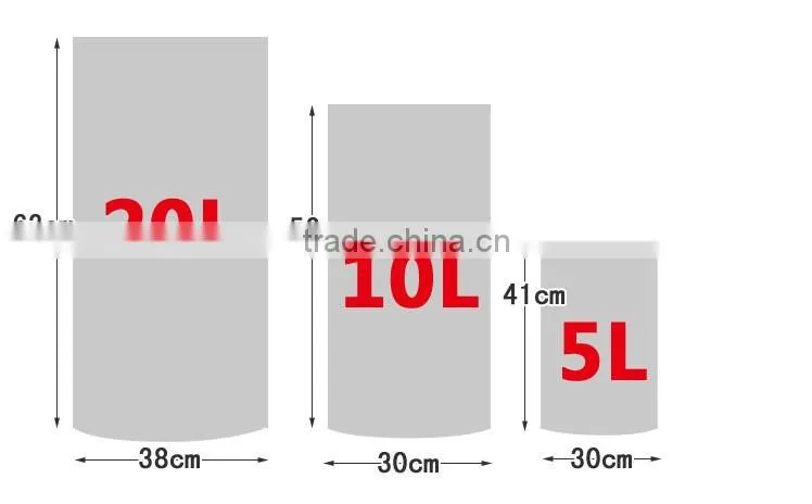 backpack 5L 8L 10L 20L dry tube bag pvc tarpaulin 250D waterproof dry duffel bags