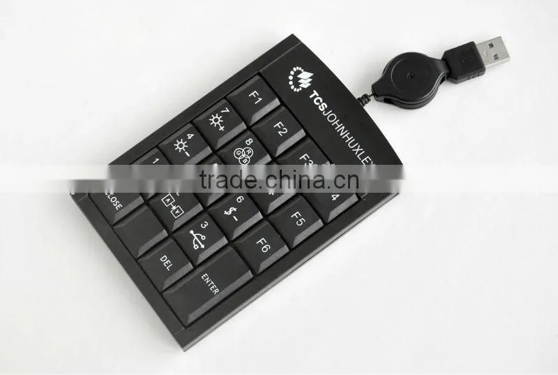 Portable Slim USB Mini Numeric KeyPad Number Keyboard