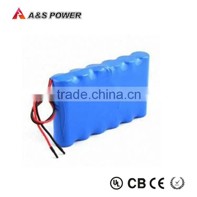 Lithium Rechargeable 3S2P 18650 11.1v 4400mah li-ion battery pack for led light