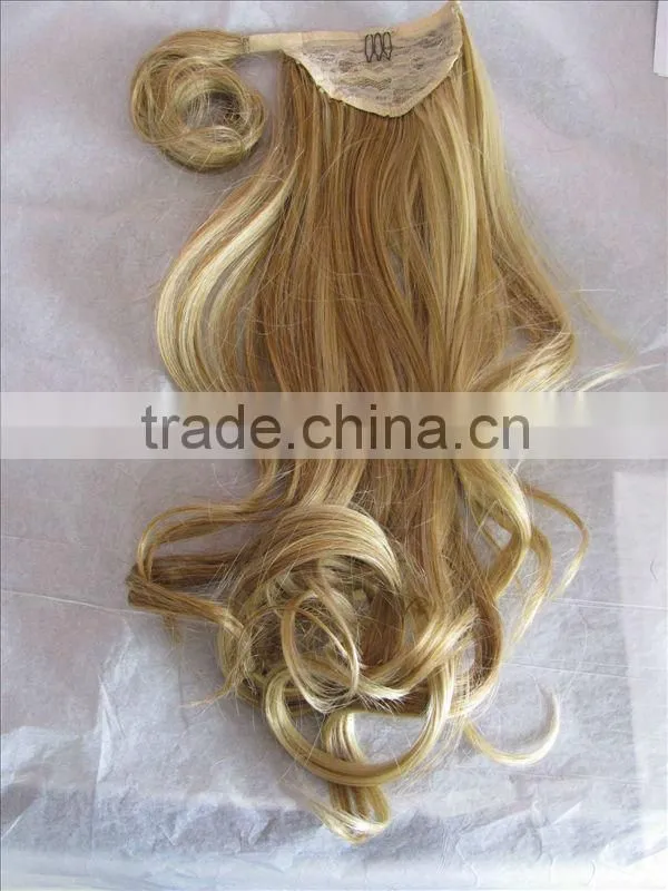 new style curly pony tail hair extension