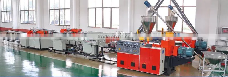 PVC water draining pipe production line