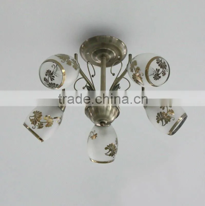 Popular indoor glass chandelier wall light&bathroom light fixture