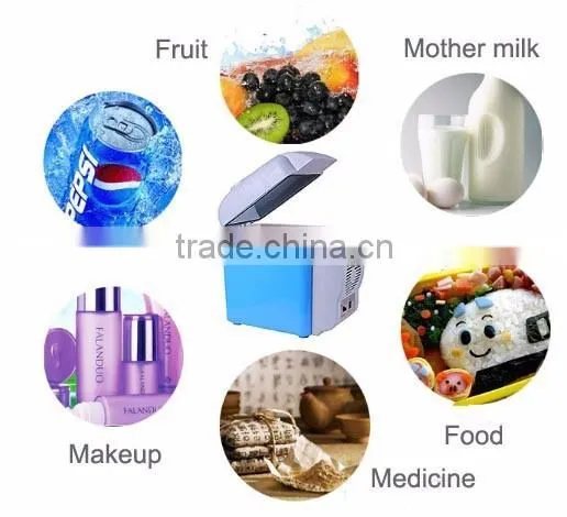 12Volt Fridge Car Refrigerator Mini Portable Travel 7.5L Compact Small Cooler Box