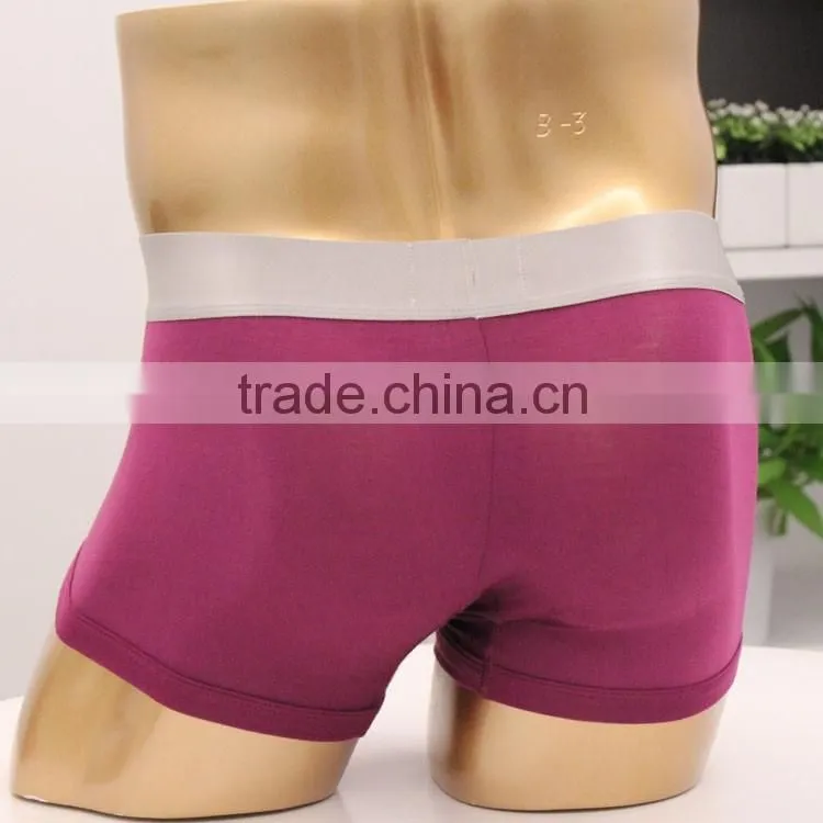 Manufacture Professional OEM Men's Boxer Image Knitting Sexy Custom Mens Underwear With Butt Plug