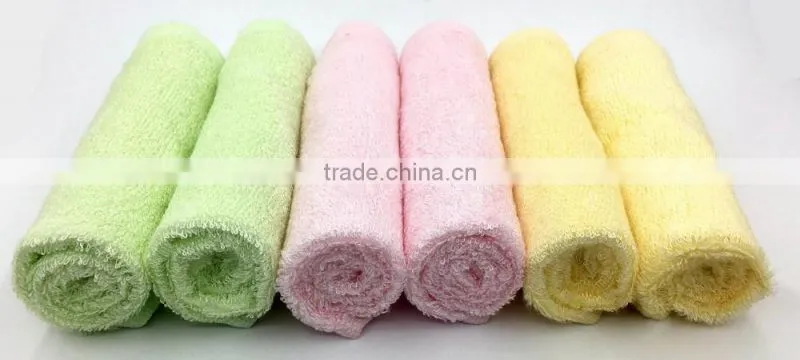 Organic Bamboo Washcloths 10"x10" Baby Face Towel