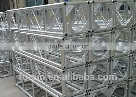 Aliuminum trusses display (300 square box) show booth truss system