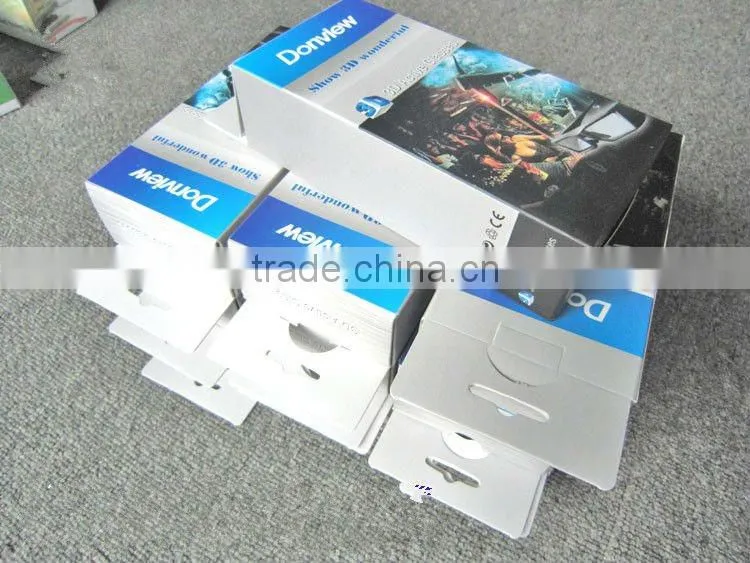 active shutter 3D lcd eye glasses with fad sunglasses shape