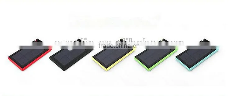 outdoor waterproof durable solar power bank with phone holder