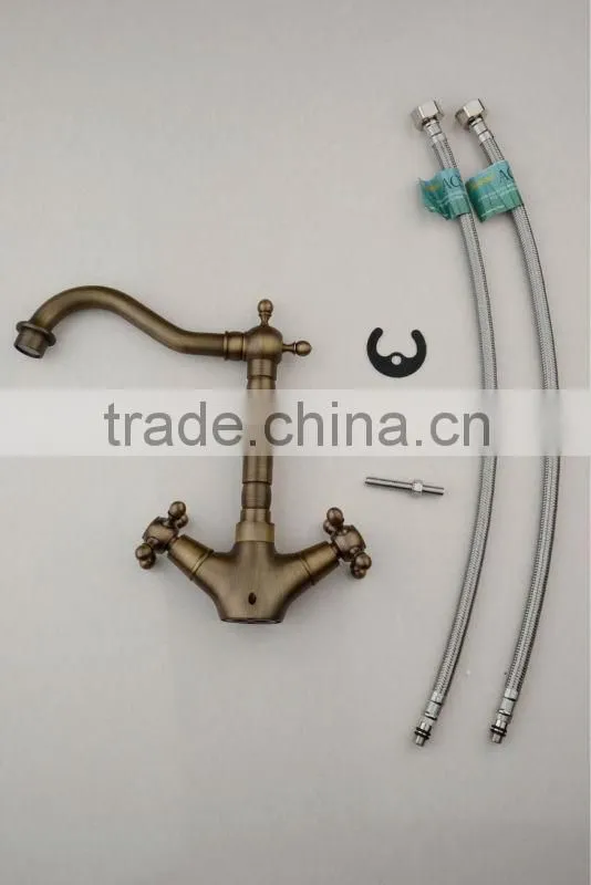 Antique Bathroom Mixer Tap For Hot And Cold Water QH1711A