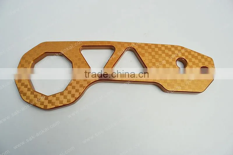 Rear Tow Hook Anodized Billet Cnc Aluminum Universal