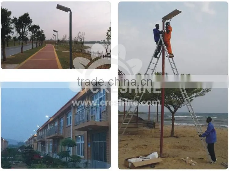 Development Trend Photocell Energy Saving 60W Smart LED Solar Street Lamp All in One with Battery and Controller for 2 Years