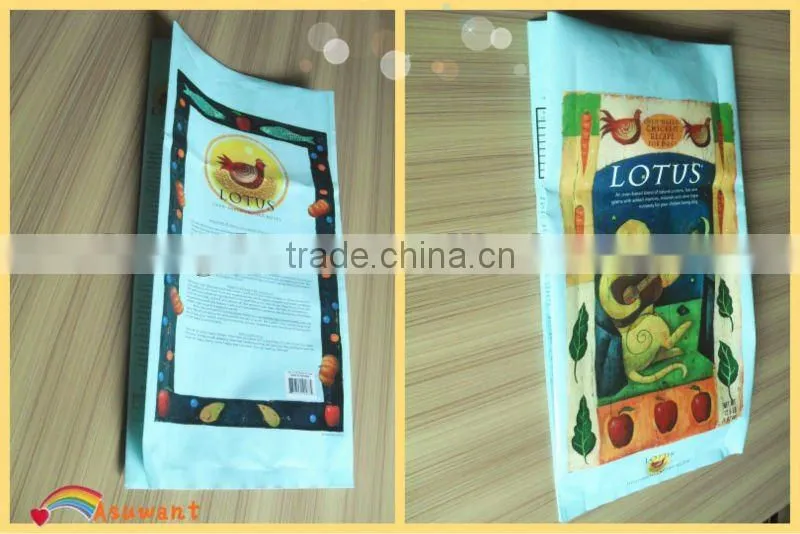 EASY CARRY waterproof side-gusset pet dog food packaging bag