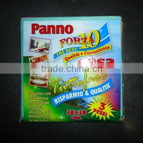 Super absorbent kitchen cleaning cloth