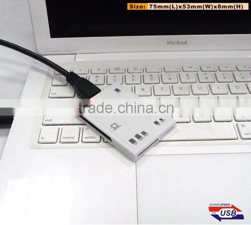 5 slots high speed usb 3.0 multi card reader for laptop