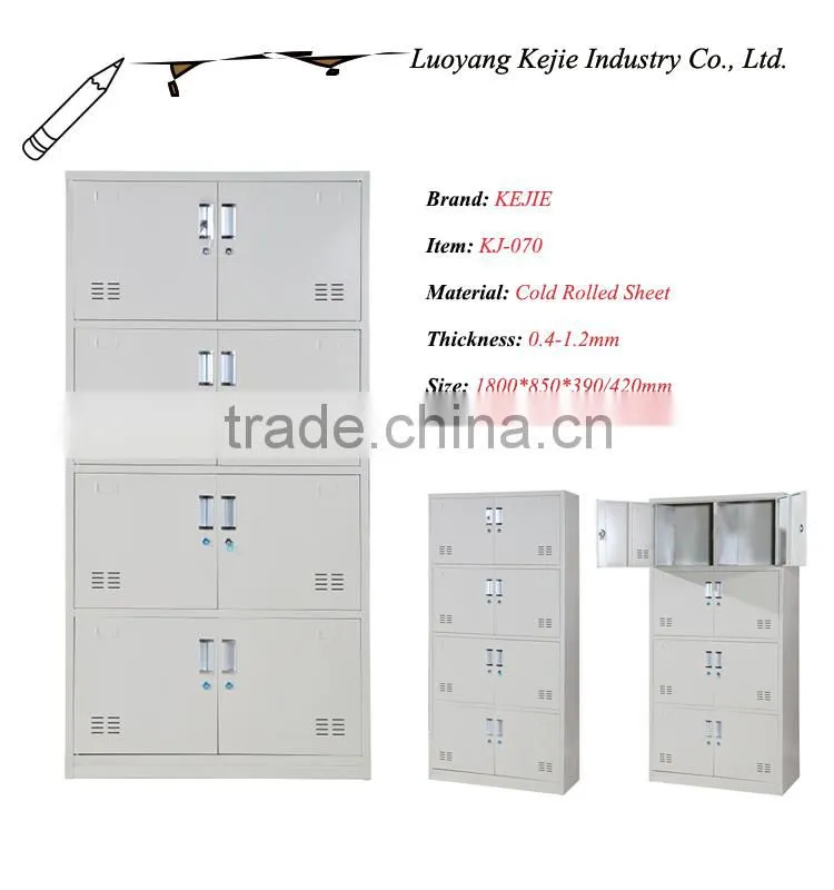 High Quality metal open wardrobe double door wardrobe