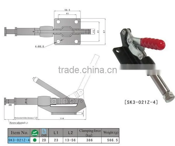 Manufacturing horizontal toggle clamp SK3-021Z-4