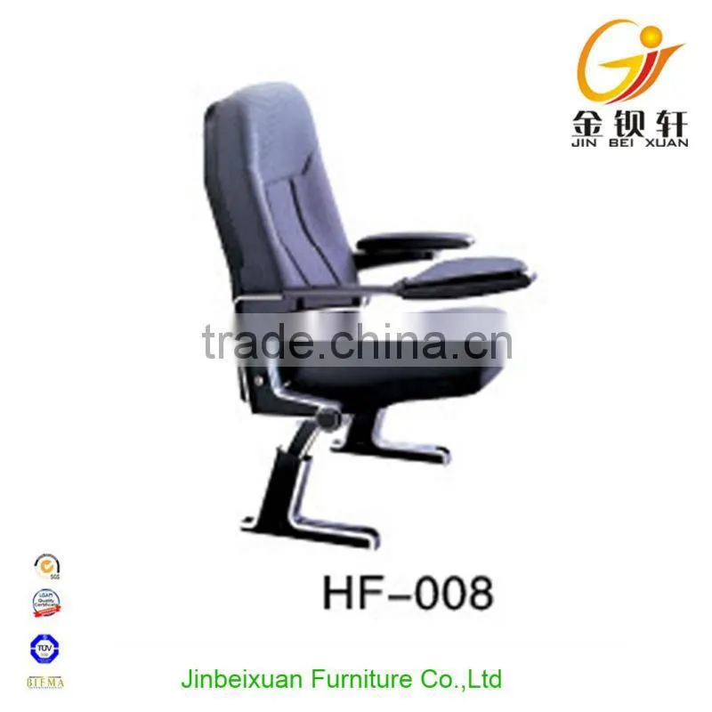 High-end design purple color 3D cinema hall chair HF-008