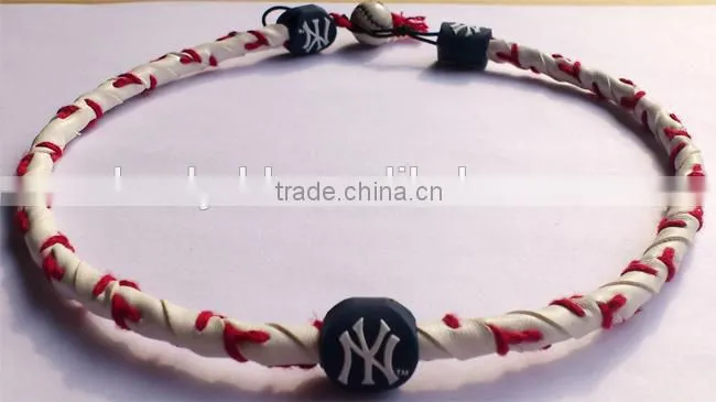 Cheap new design sport useful personalized high quality baseball necklaces for men