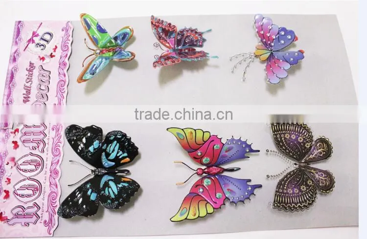 Hundreds designs for choosing butterfly room decor 3d wall sticker