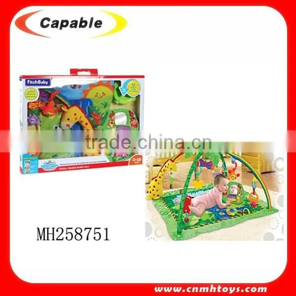 high quality musical floor play gym mat for kids