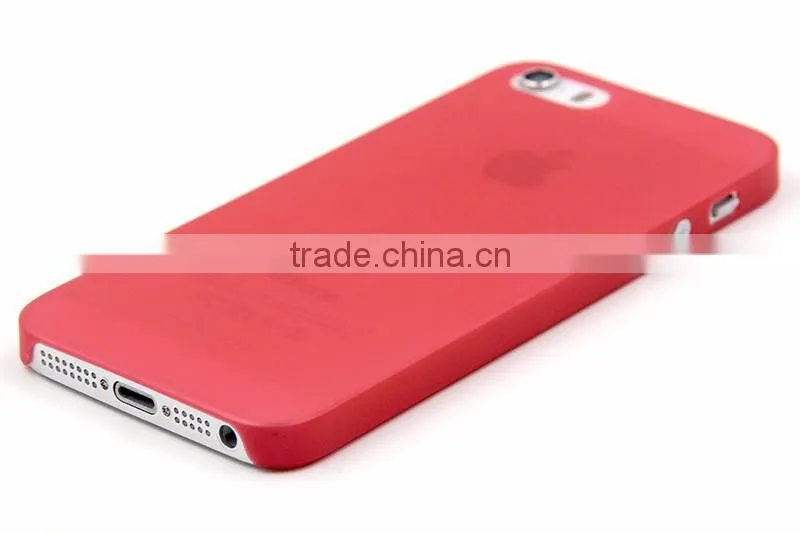 0.35mm Customize phone cases for iPhone SE, for iPhone SE mobile covers, PP case for iPhone 5S