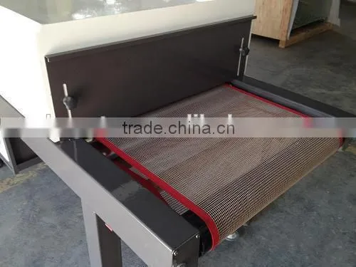 Screen printed t shirt plastisol ink ir tunnel dryer
