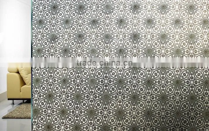 color printing self-adhesive window glitter film