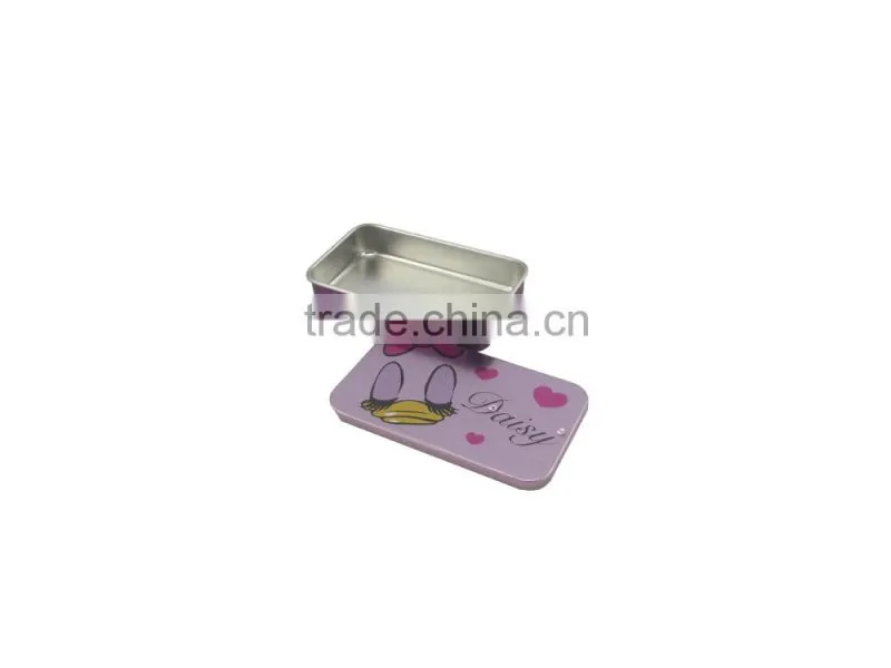 sliding metal box, mint tin, mint case