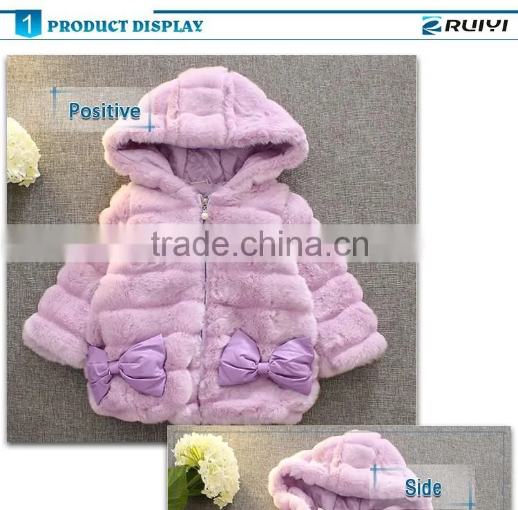 kids trench coat purple trench fur coat