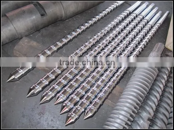 single screw injection machine screw barrel for PE plastic