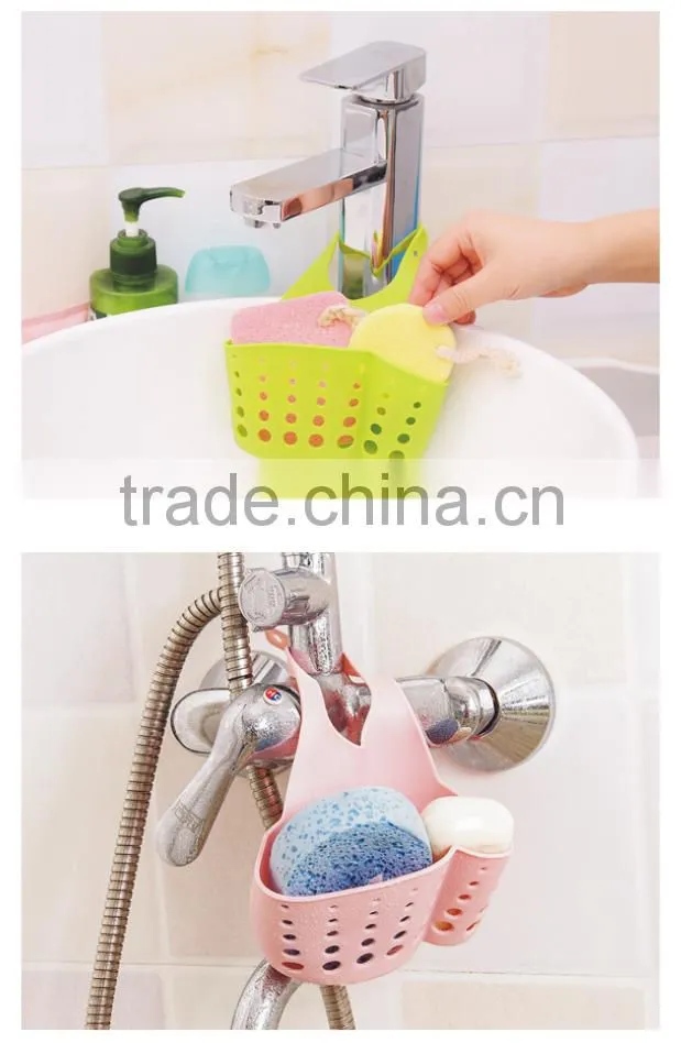 New design faucet hanging PVC kitchen sponge holder