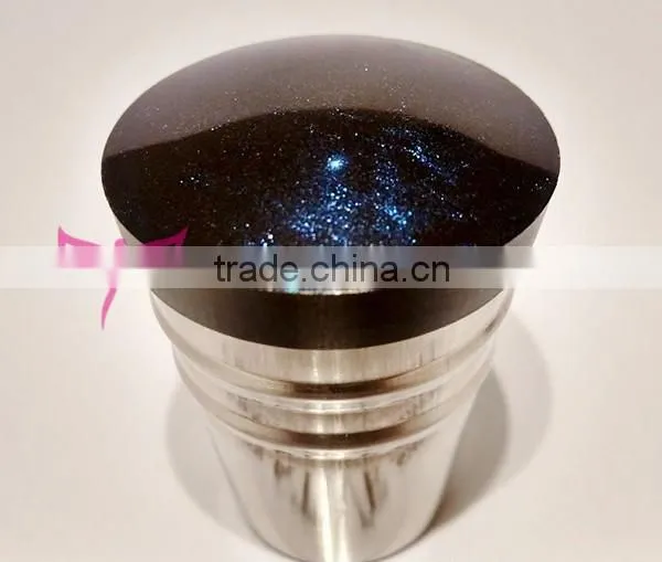 16 years hot gold/black space collection nail art stamper tools with metal holder 4cm refills