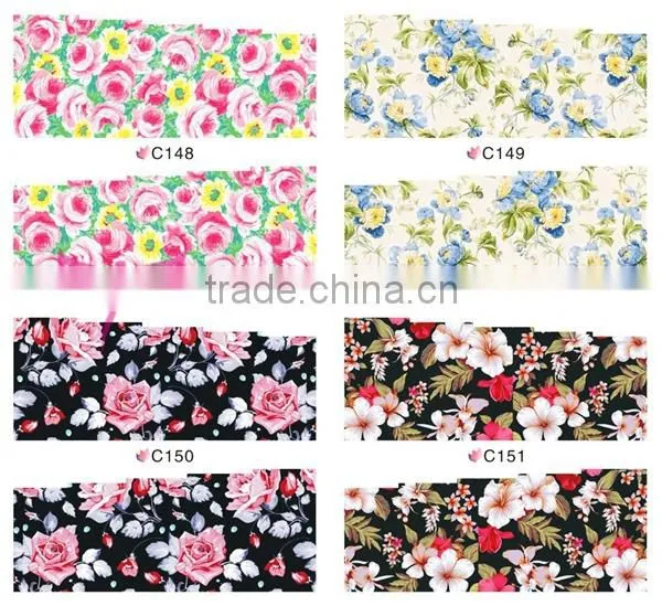 2015 new nail art transfer foil sticker,fashion waterproof nail strips,water transfer nail art stickers