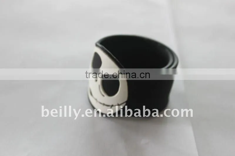2013 Newest Custom Debossed Silicone Slap Bracelets With LOGO products