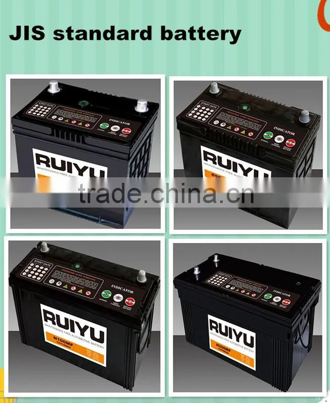Korea quality 55D23R 12v for starting ac delco battery