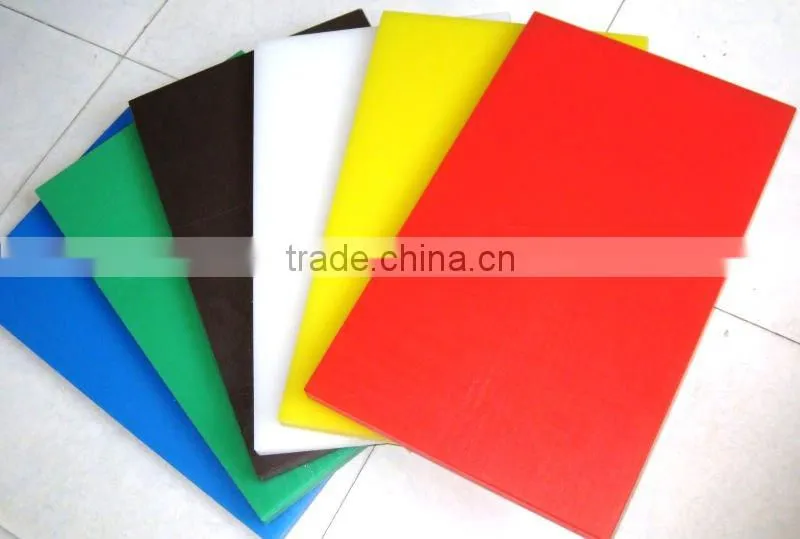 Home,hotel use color chopping board PE plastic,