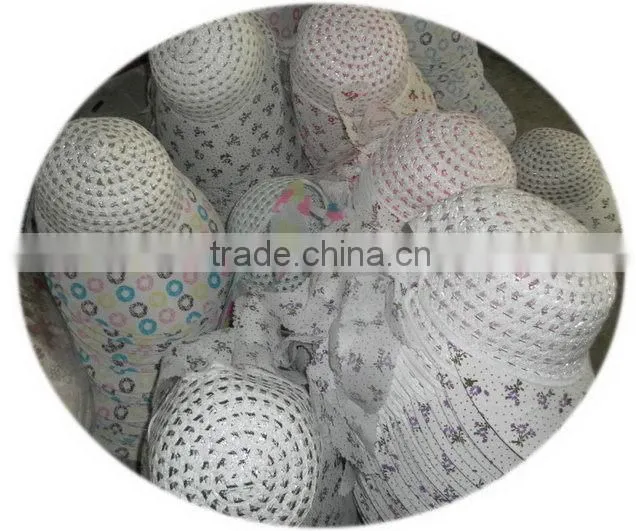 China gold supplier Hot sale uv fluorescent sun visor hat
