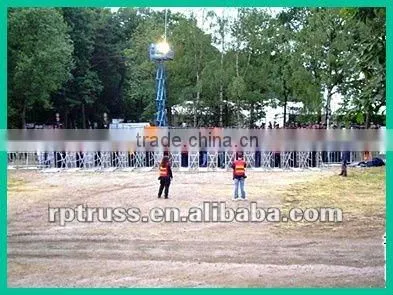 Crowd control barricade with high quality