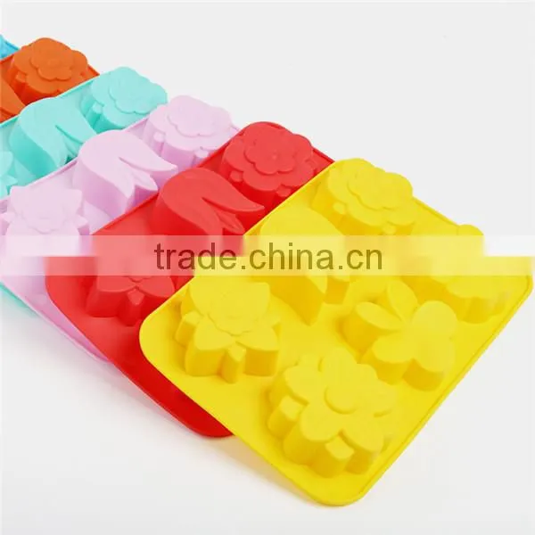 Stylish food grade cake silicone mold