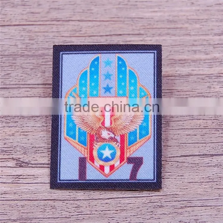 New design heat transfer silicone printing color brand label for t-shirt clothing