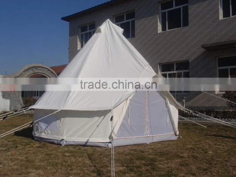 Single Layer and Canvas Fabric camping family tent