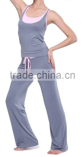 88% Polyester 12% Lycra Ladies Yoga Wear Gym Suit