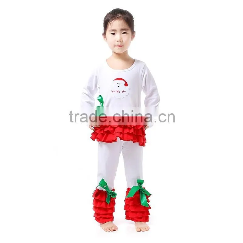 online wholesale children's boutique 2 pieces sets baby girls fashion design white and black dot ruffle outfits