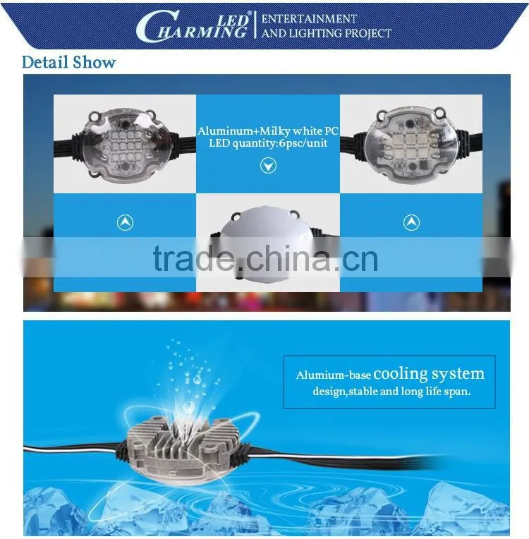 Hotel building wall outdoor light decorative music video pixel display high bright lighting
