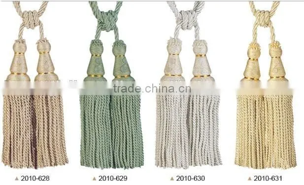 china supplier handmade flower curtain tassel manufacturer